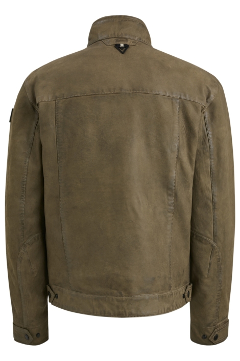 Vanguard short jacket sheep veg leather